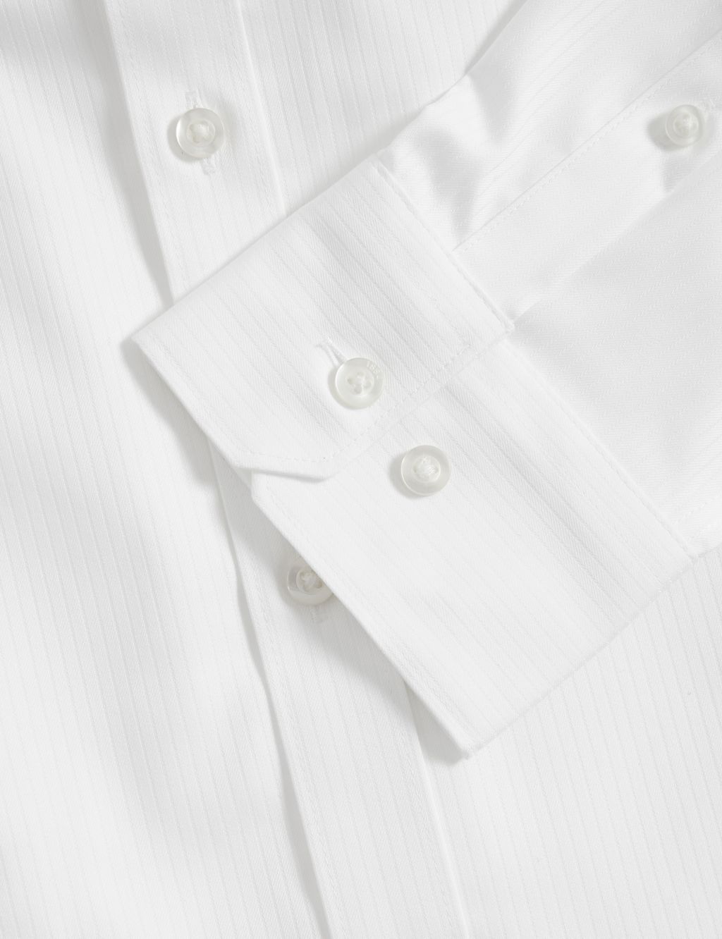 Buy Regular Fit Non Iron Pure Cotton Sateen Shirt | M&S Collection | M&S