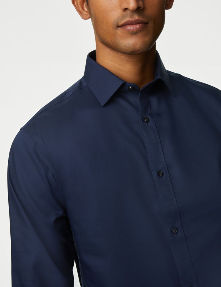 Regular Fit Non Iron Pure Cotton Twill Shirt 4 of 6