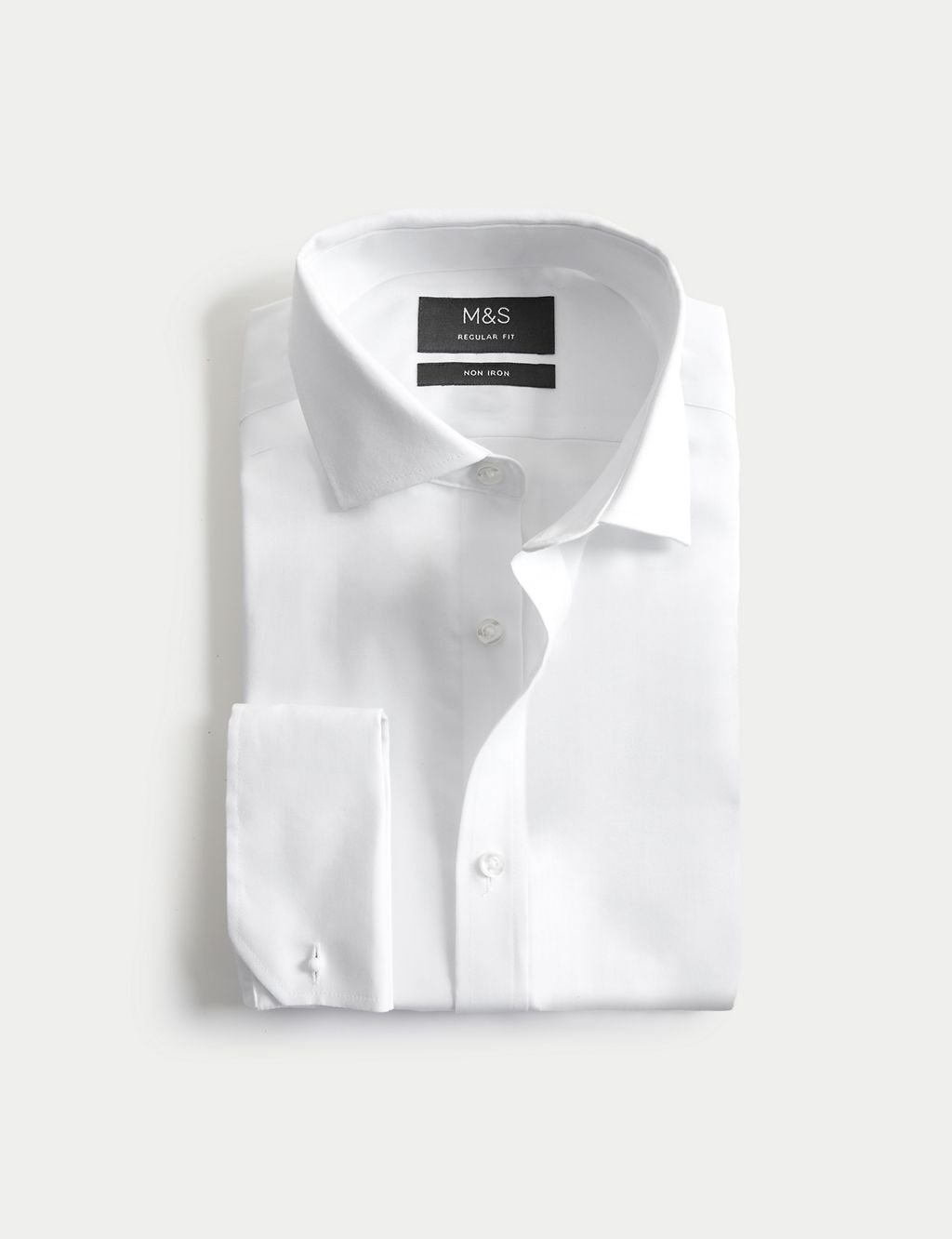Regular Fit Non Iron Pure Cotton Twill Shirt 1 of 7