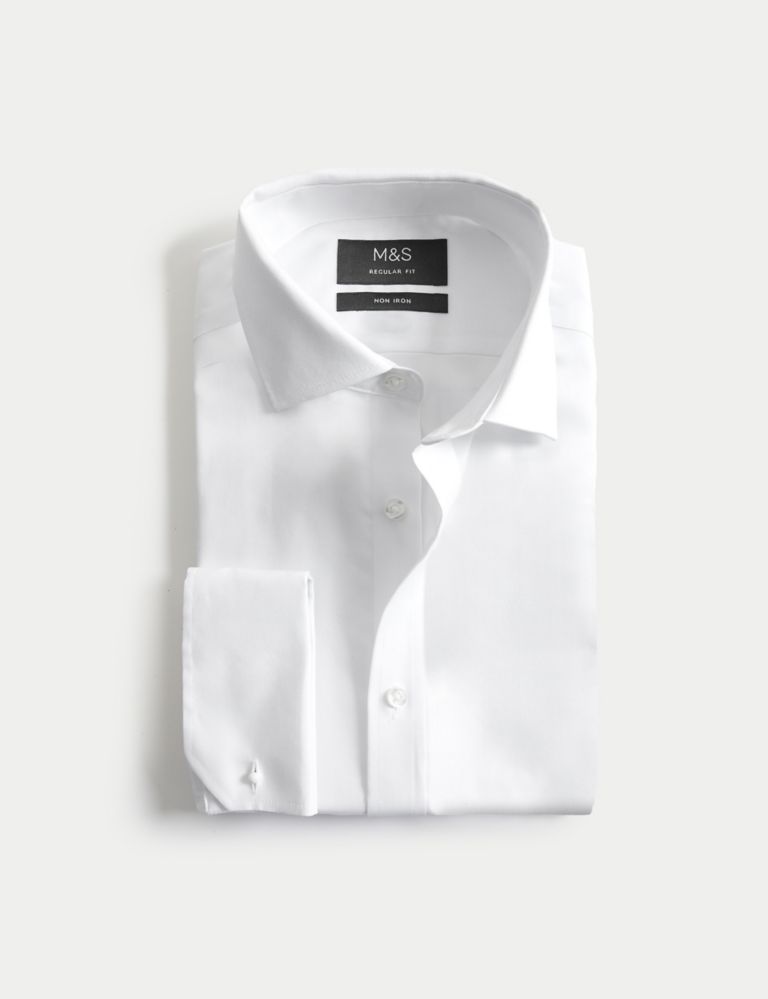 Regular Fit Non Iron Pure Cotton Twill Shirt 3 of 7
