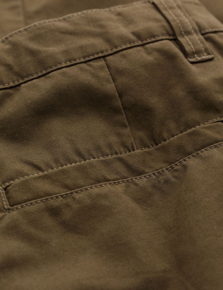 Regular Fit Organic Cotton Cargo Trousers 5 of 5
