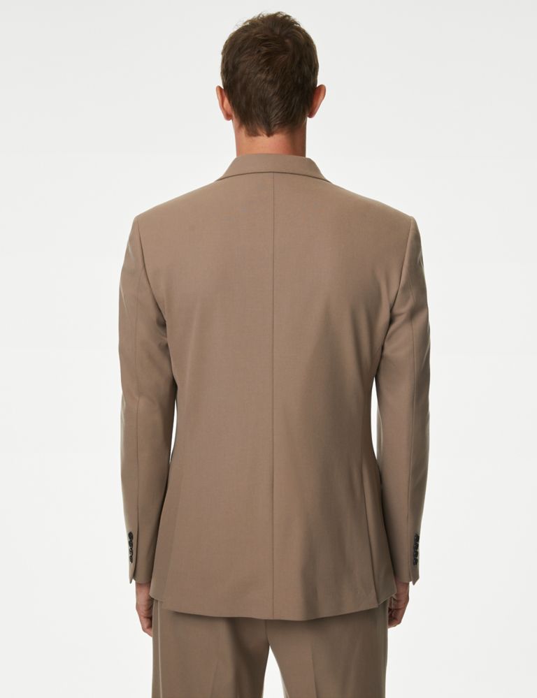 Regular Fit Plain Stretch Suit Jacket 5 of 9