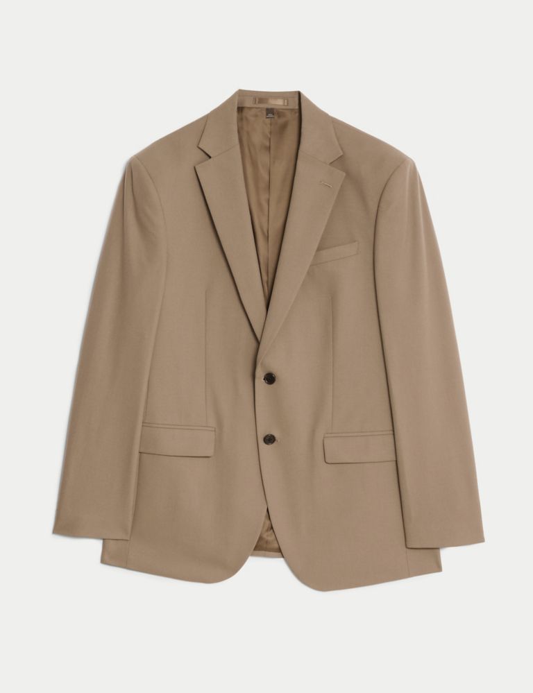 Regular Fit Plain Stretch Suit Jacket | M&S Collection | M&S
