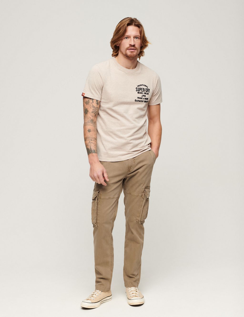 Regular Fit Pure Cotton Cargo Trousers 3 of 6