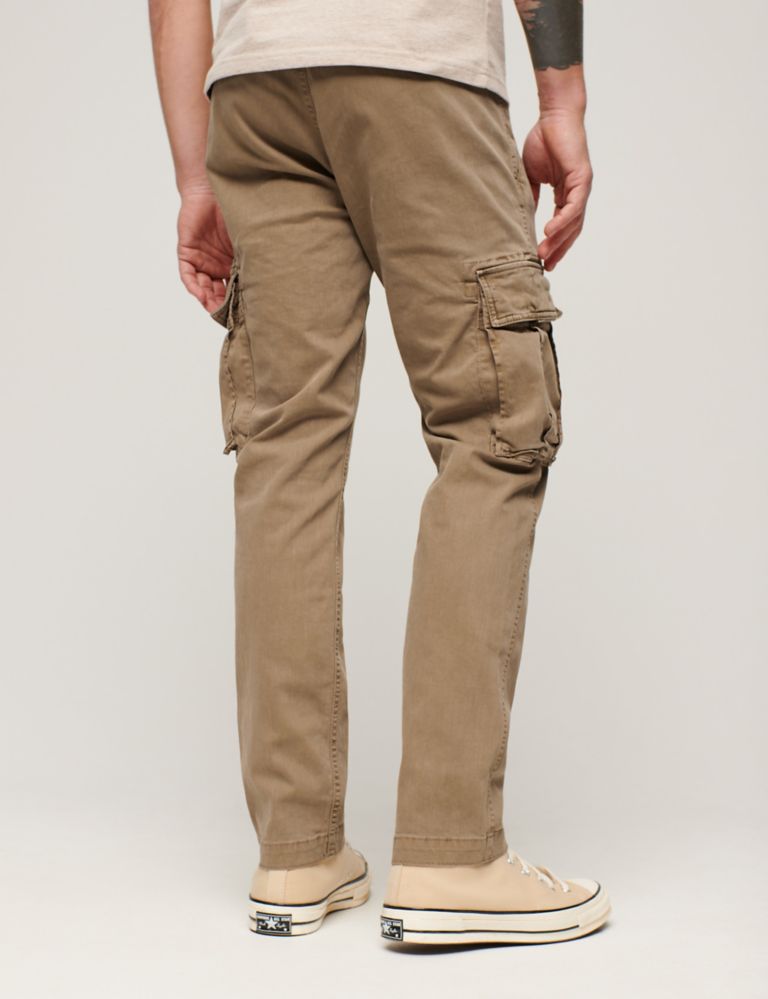 Regular Fit Pure Cotton Cargo Trousers 3 of 6