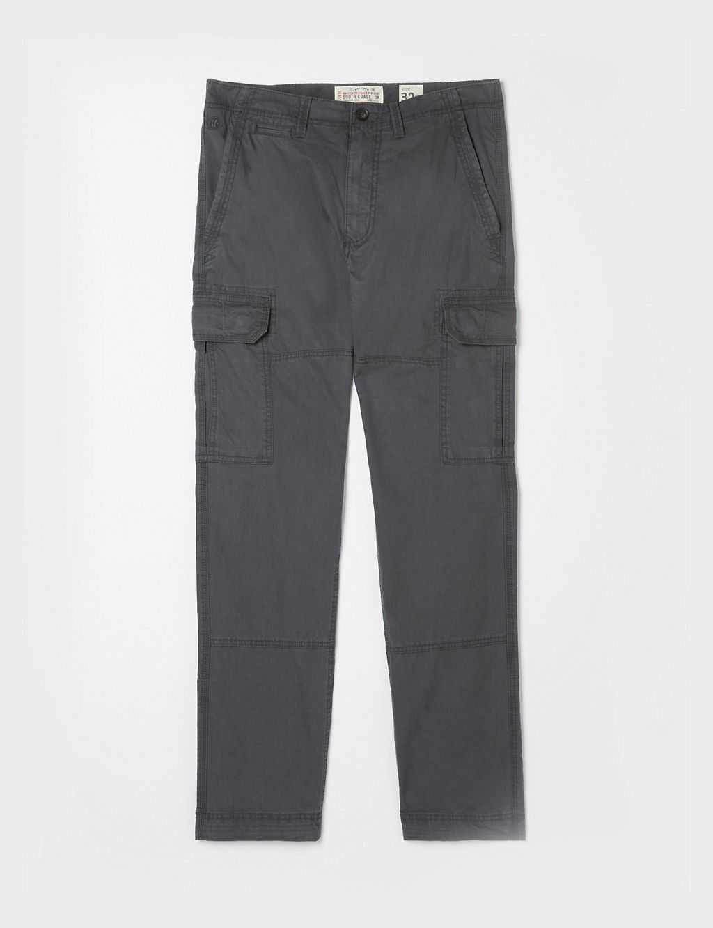 Regular Fit Pure Cotton Cargo Trousers 1 of 5