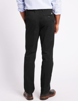 regular fit cotton chinos