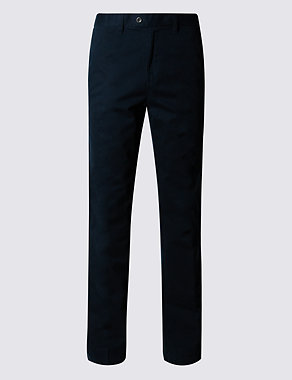 Regular Fit Pure Cotton Chinos with Stormwear™ Image 2 of 4