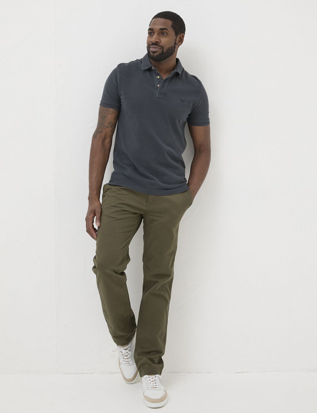 Regular Fit Pure Cotton Chinos 3 of 4