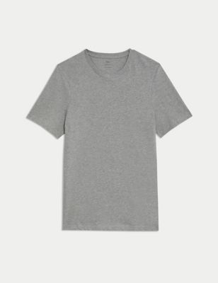 Regular Fit Pure Cotton Crew Neck T-Shirt Image 2 of 5