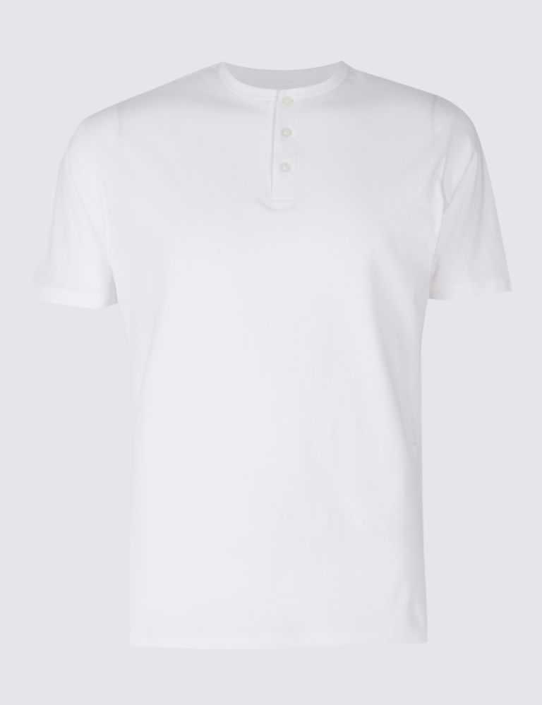 Regular Fit Pure Cotton Crew Neck T-Shirt 2 of 2