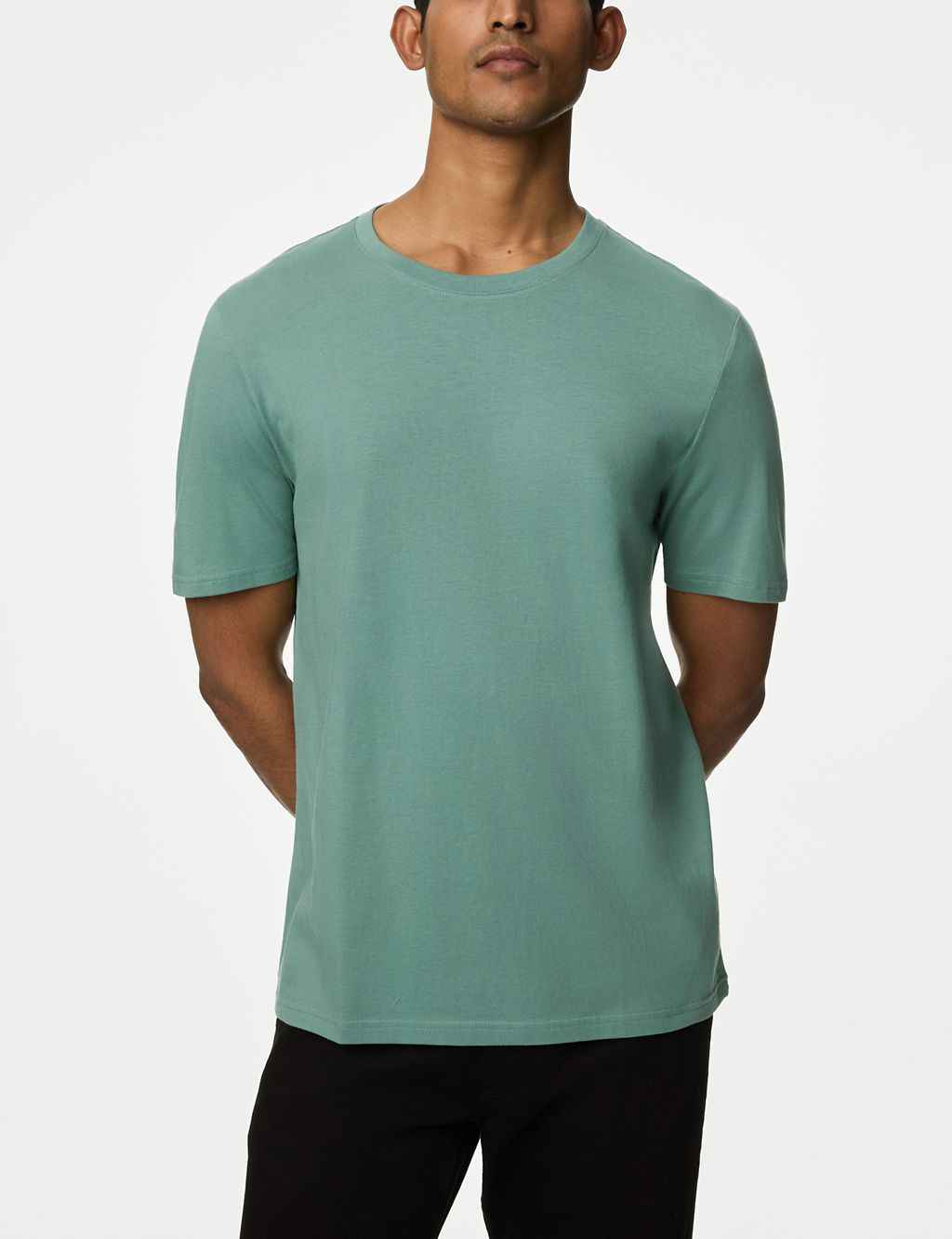Regular Fit Pure Cotton Crew Neck T-Shirt 3 of 5