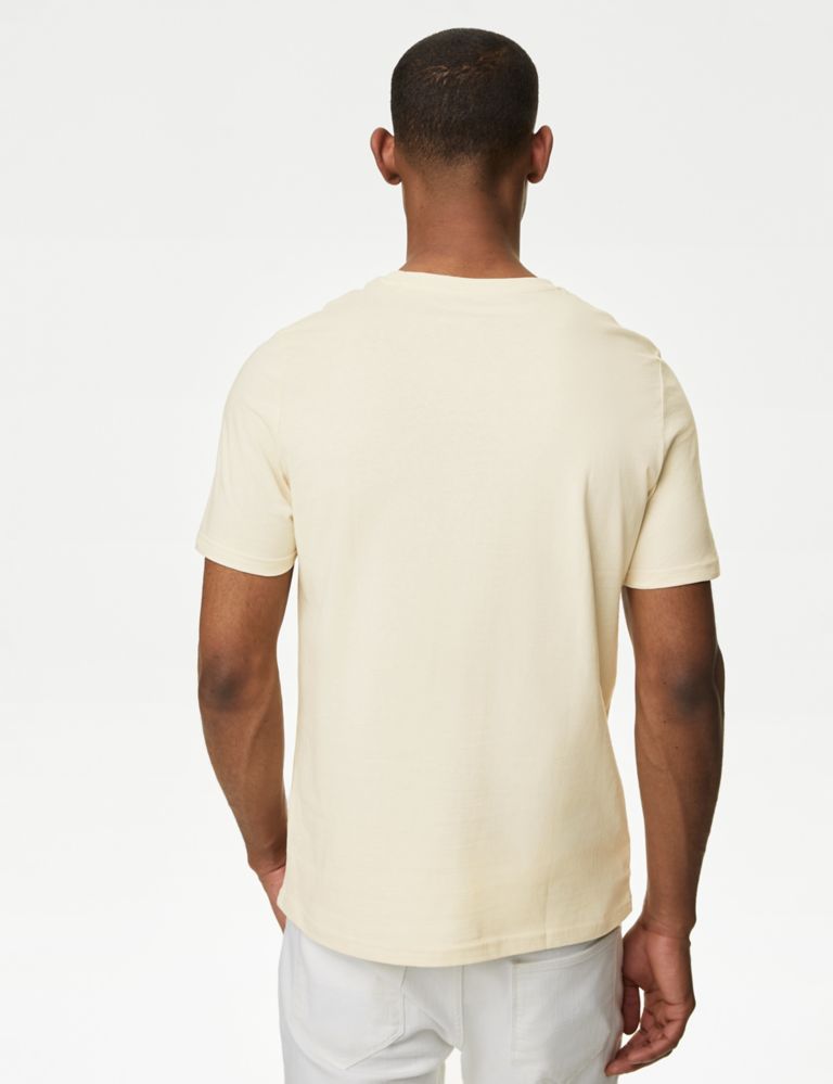 Regular Fit Pure Cotton Crew Neck T-Shirt 5 of 5
