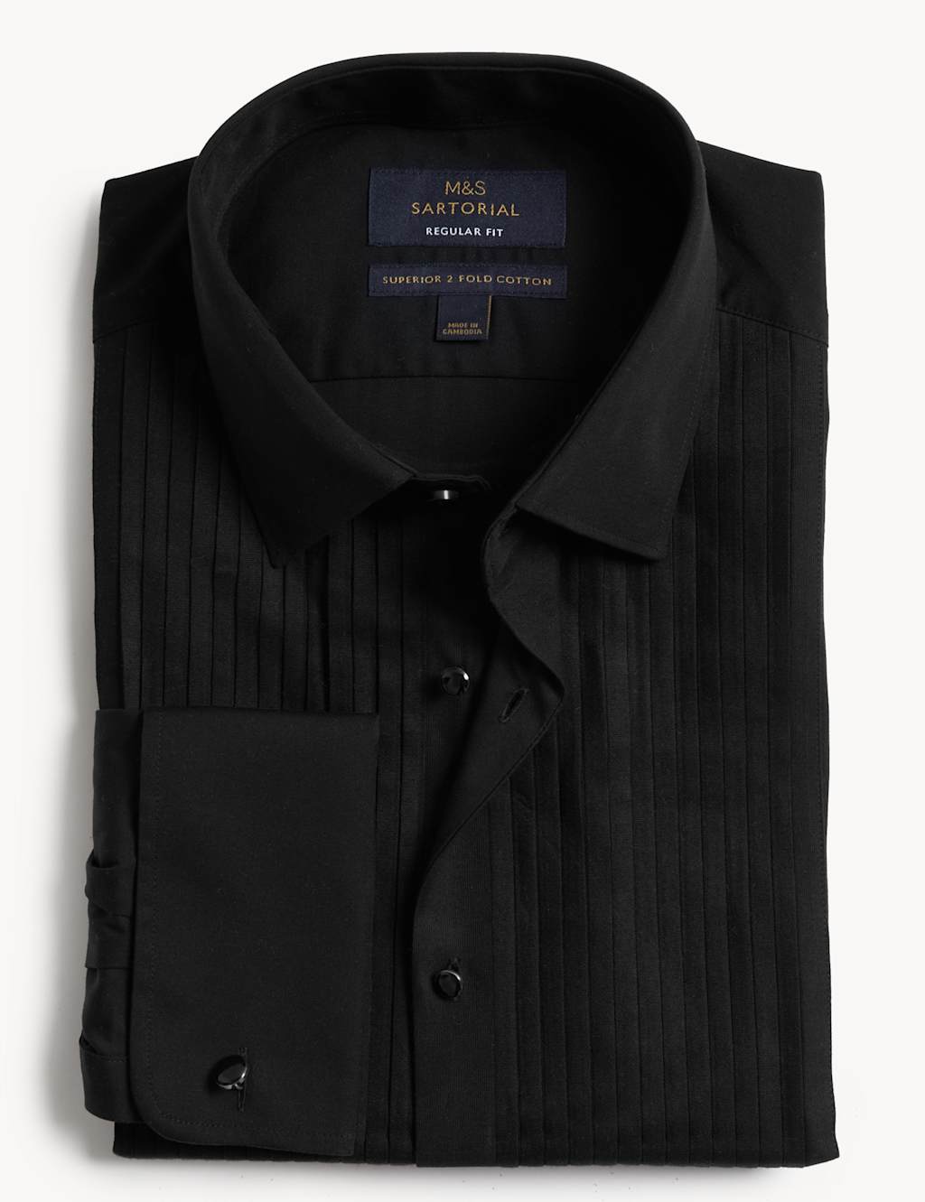 Regular Fit Pure Cotton Dinner Shirt 1 of 10