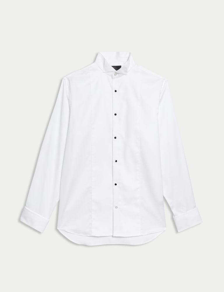 Regular Fit Pure Cotton Dress Shirt M S SARTORIAL M S