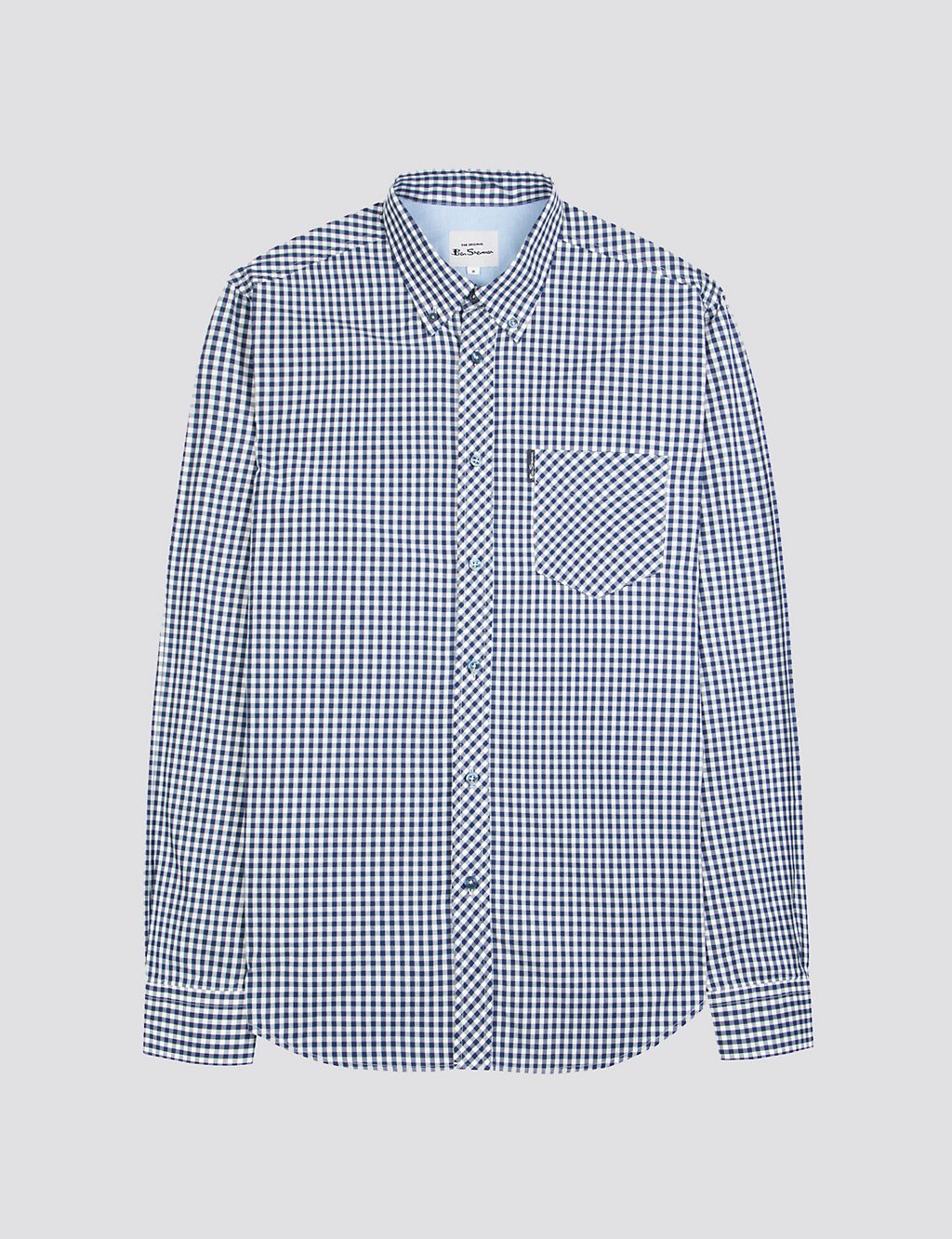 Regular Fit Pure Cotton Gingham Oxford Shirt 1 of 6