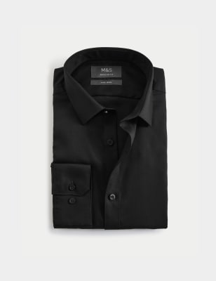 Regular Fit Pure Cotton Non Iron Shirt Image 2 of 5