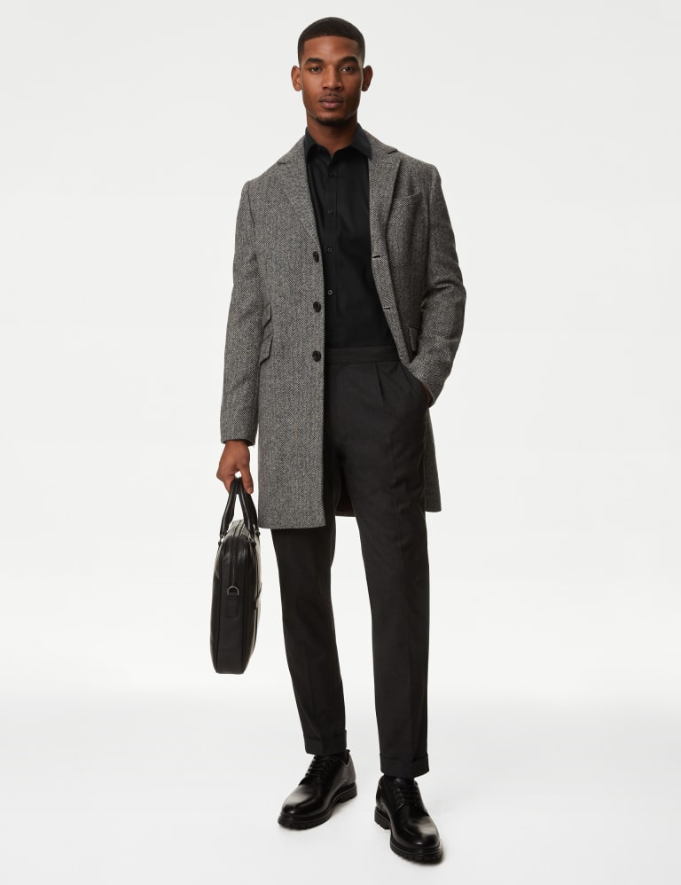 Regular Fit Pure Cotton Non Iron Shirt M&S Collection M&S