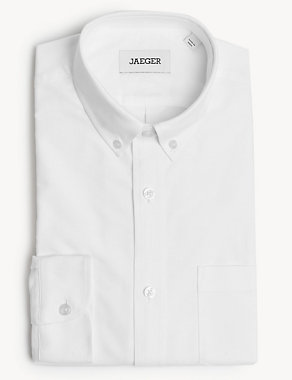 Regular Fit Pure Cotton Oxford Shirt Image 2 of 6