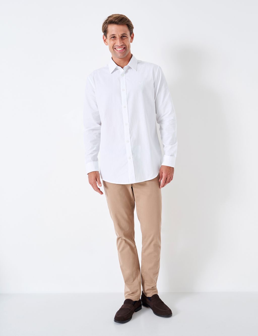 Regular Fit Pure Cotton Oxford Shirt | Crew Clothing | M&S