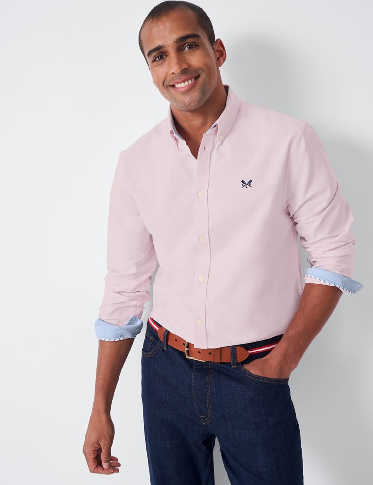 Regular Fit Pure Cotton Oxford Shirt 1 of 4
