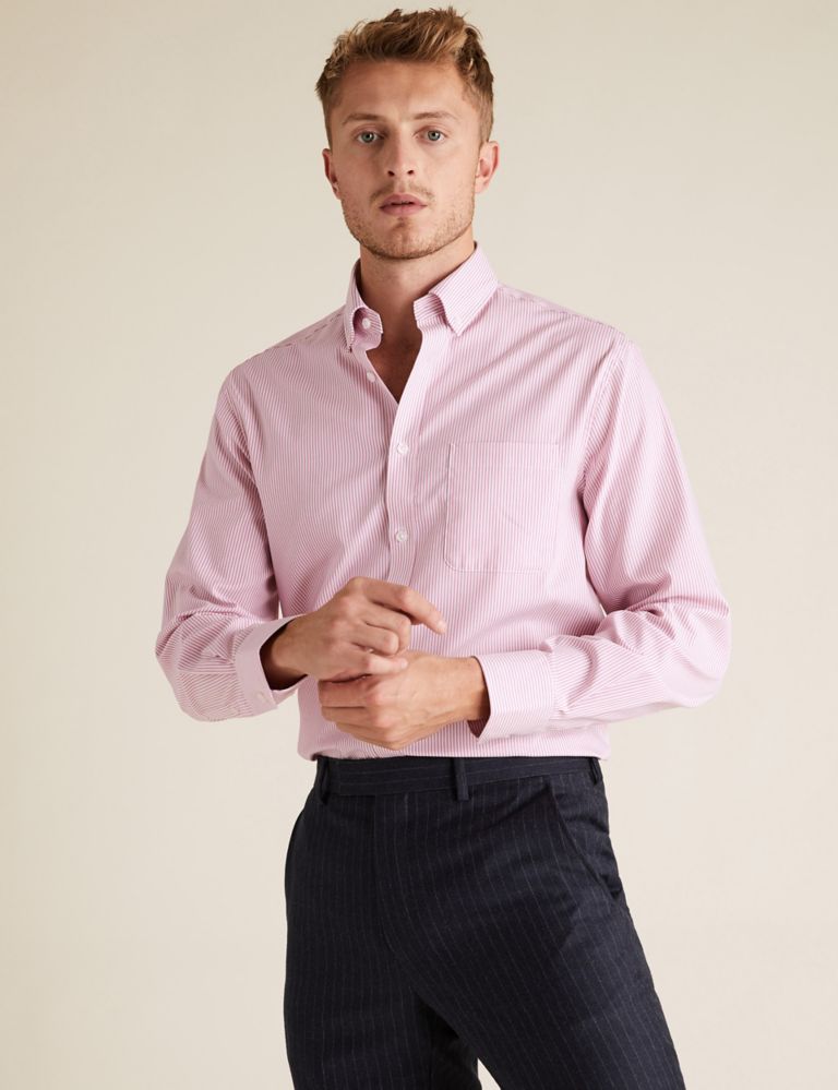 Regular Fit Pure Cotton Oxford Shirt 1 of 5