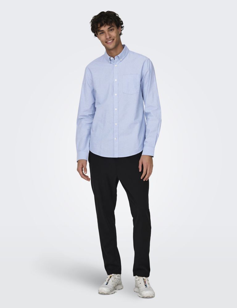 Regular Fit Pure Cotton Oxford Shirt 3 of 5