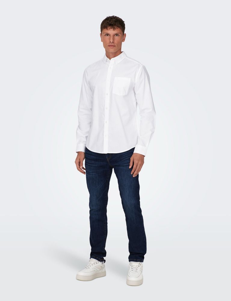 Regular Fit Pure Cotton Oxford Shirt 4 of 7