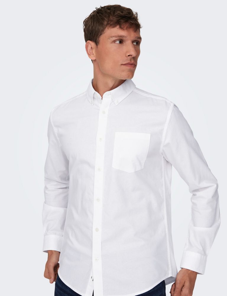 Regular Fit Pure Cotton Oxford Shirt 5 of 7