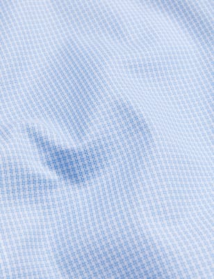 Regular Fit Pure Cotton Puppytooth Shirt Image 2 of 5