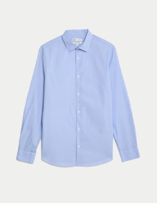 Regular Fit Pure Cotton Textured Shirt Image 2 of 8