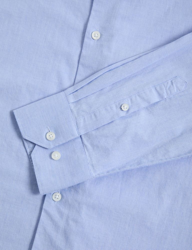 Regular Fit Pure Cotton Textured Shirt 6 of 6