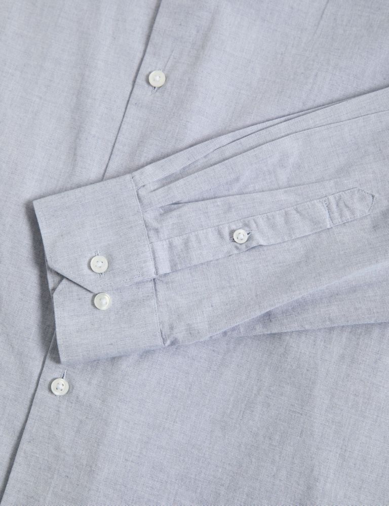 Regular Fit Pure Cotton Textured Shirt 4 of 4