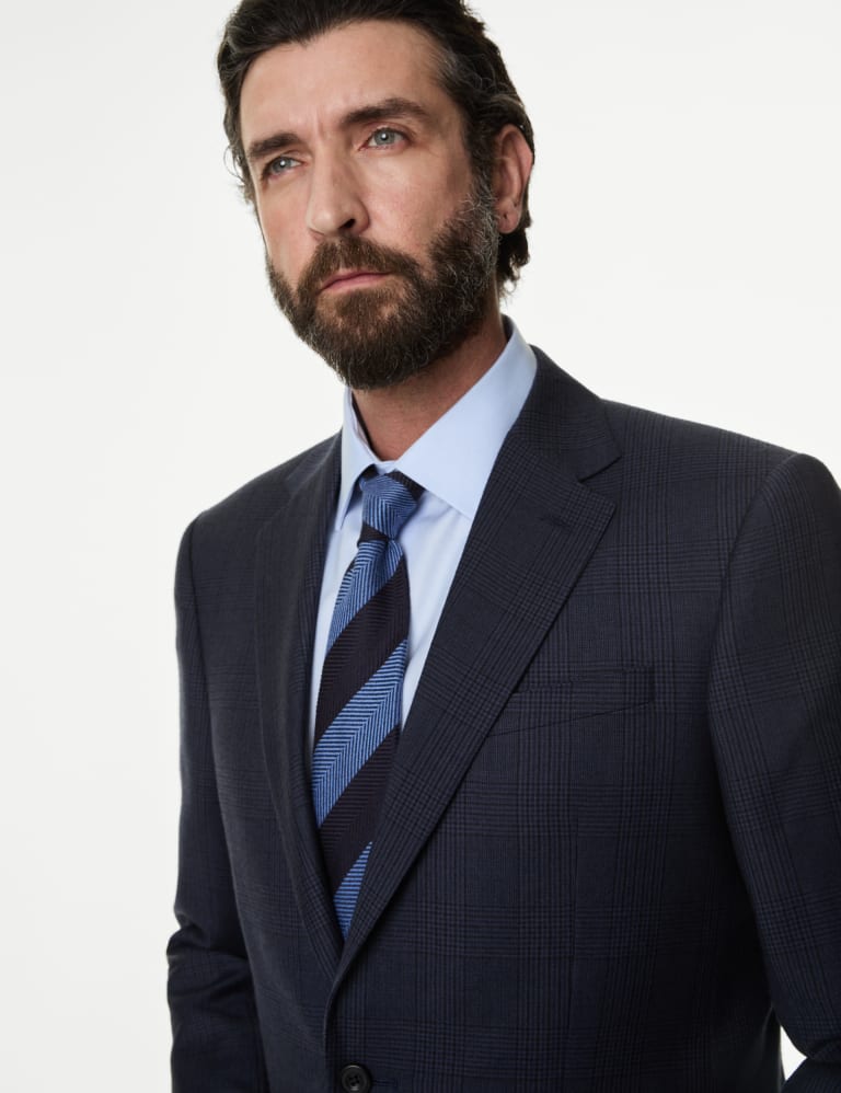 M&s navy suit top