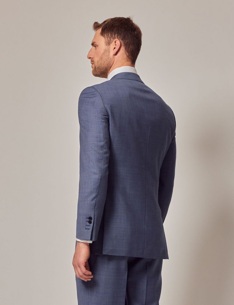 Regular Fit Pure Wool Check Suit Jacket 4 of 9