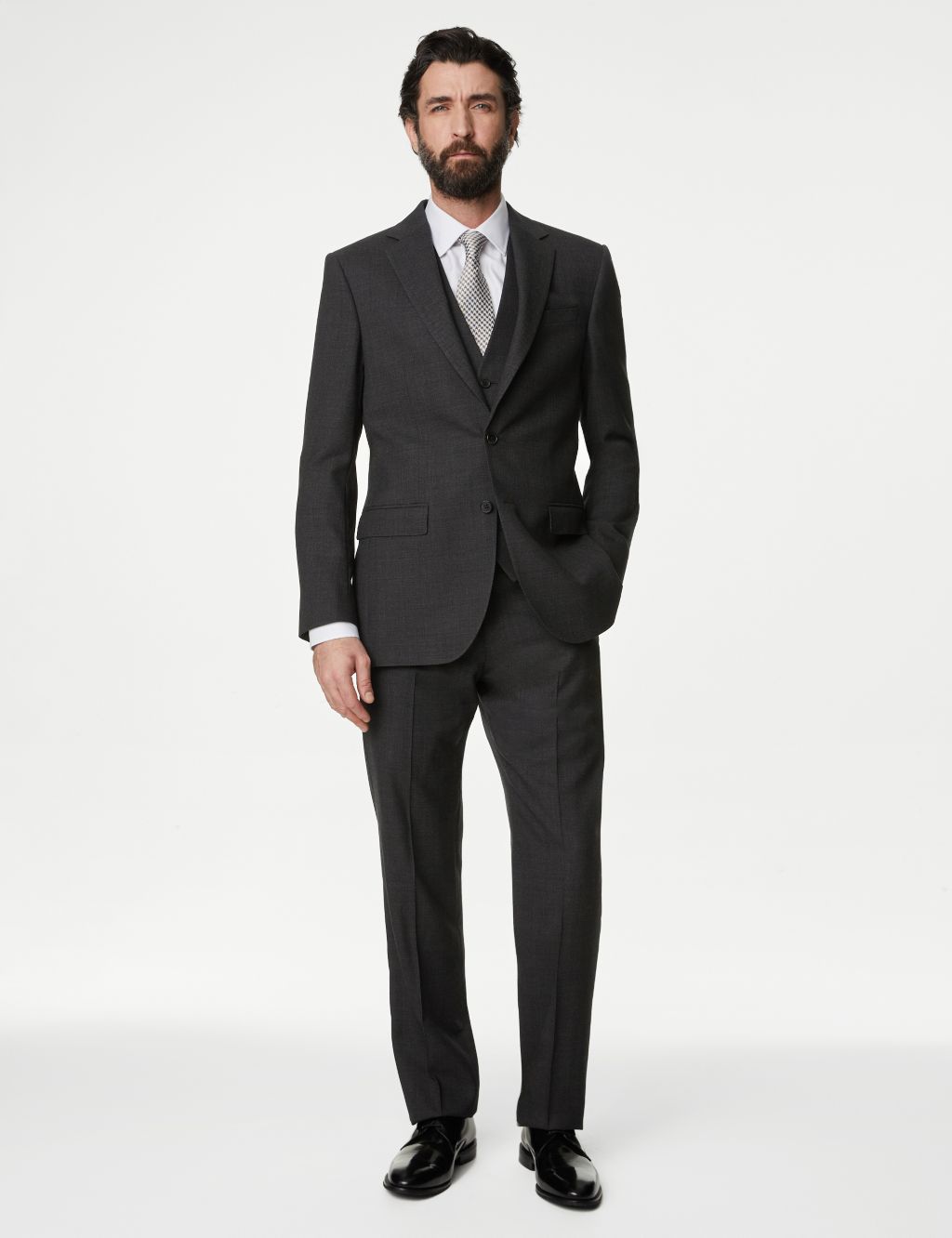 Regular Fit Pure Wool Suit Jacket 4 of 6