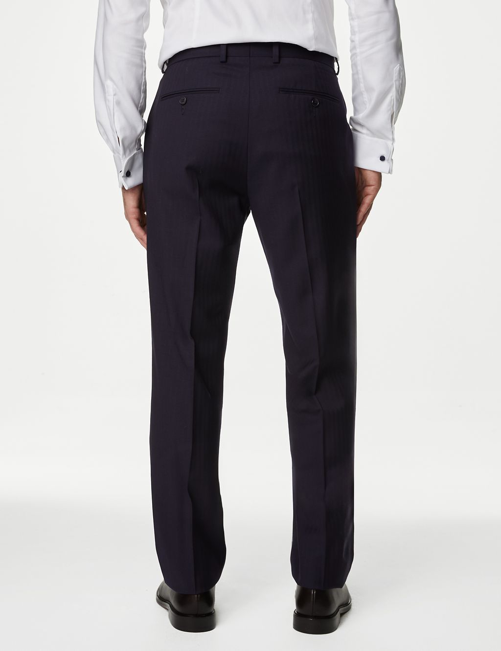 Regular Fit Pure Wool Suit Trousers 4 of 6