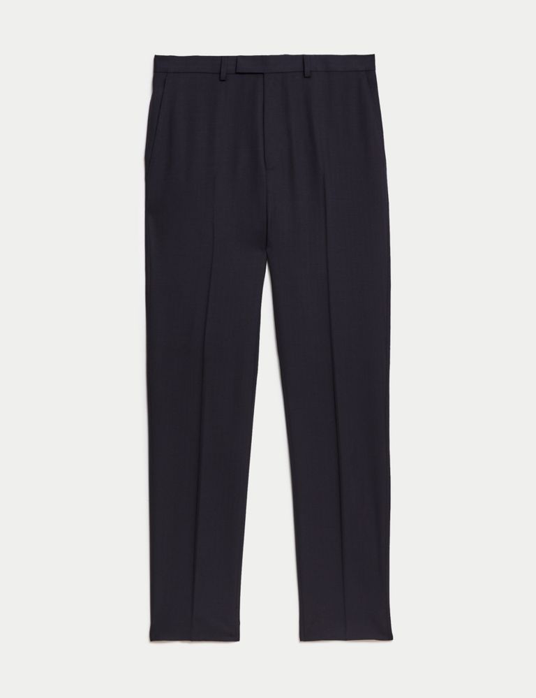 Regular Fit Pure Wool Suit Trousers 2 of 6
