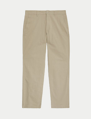 Regular Fit Ripstop Textured Stretch Chinos Image 2 of 6