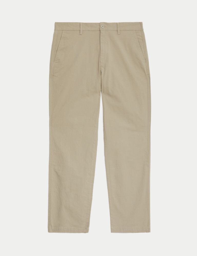 Regular Fit Ripstop Textured Stretch Chinos 2 of 6
