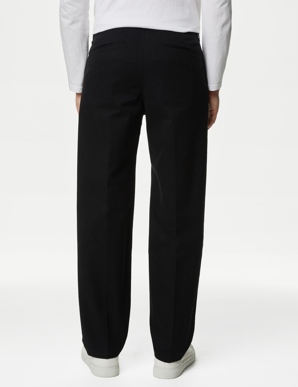 Single pleat chinos top