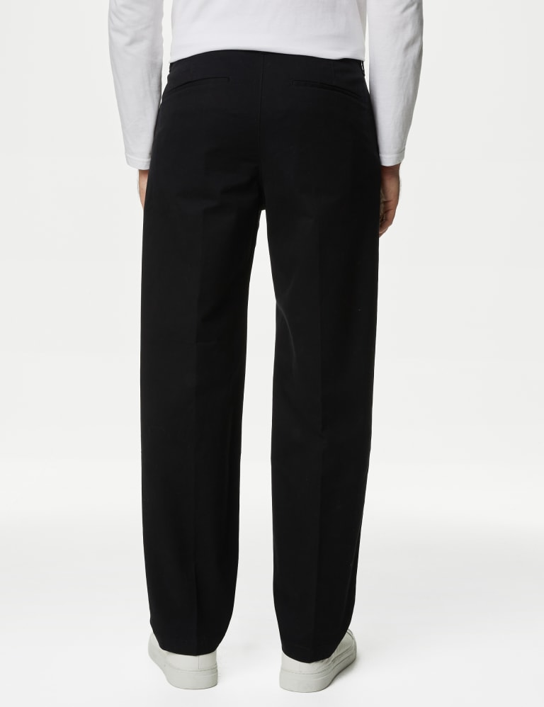 Regular Fit Stretch Trousers, M&S Collection