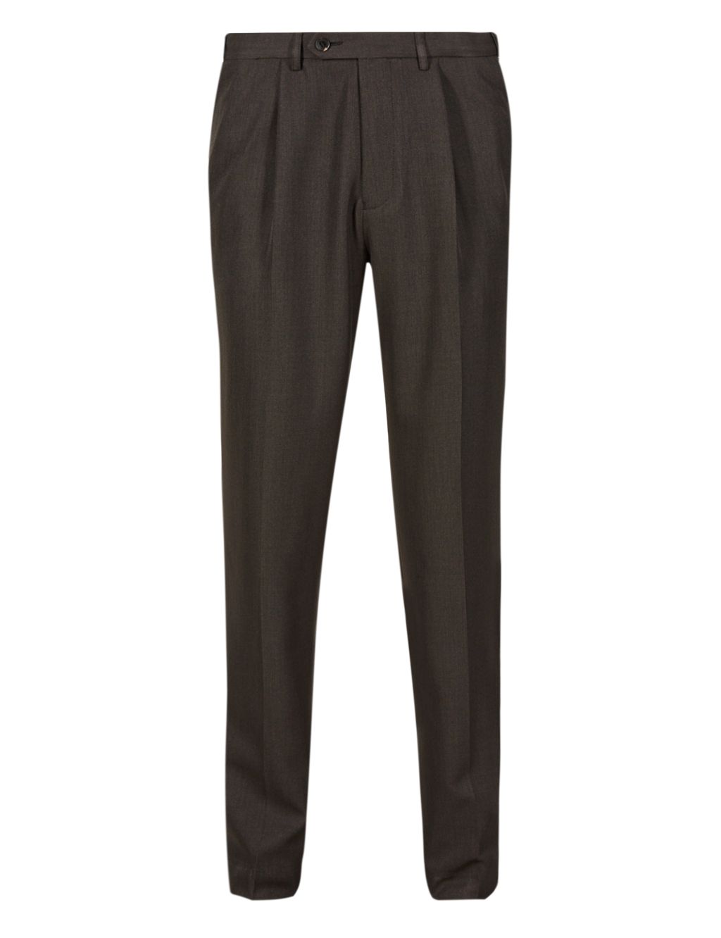 Regular Fit Single Pleated Trousers 1 of 3