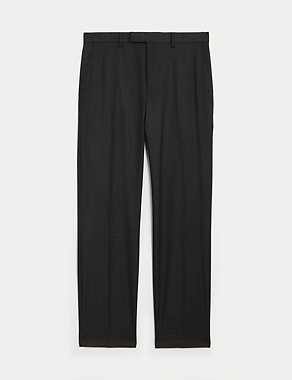 Regular Fit Stretch Suit Trousers Image 2 of 7