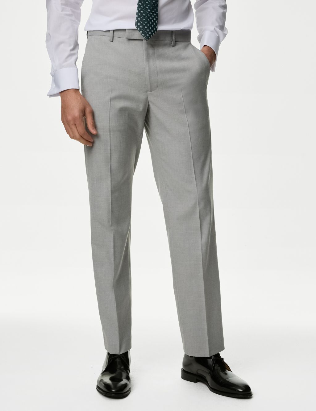 Regular Fit Stretch Suit Trousers 3 of 8