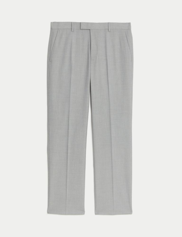 Regular Fit Stretch Suit Trousers 2 of 8
