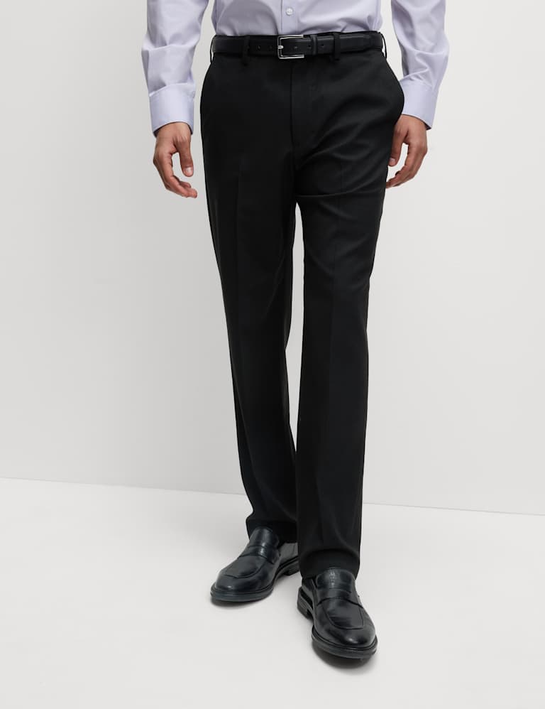 Mens black deals shirt and trousers