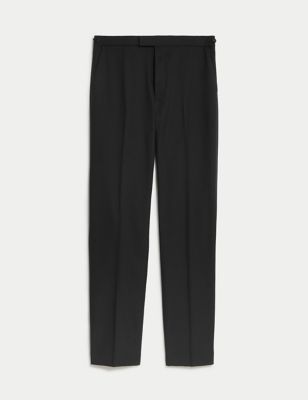 Regular Fit Stretch Tuxedo Trousers Image 2 of 7