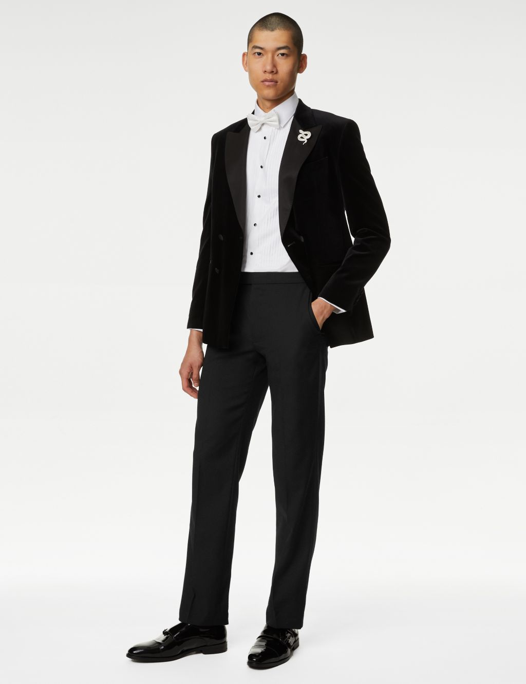 Regular Fit Stretch Tuxedo Trousers 5 of 7