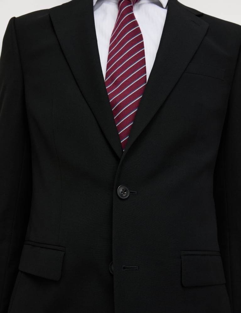 M&s black suit jacket on sale